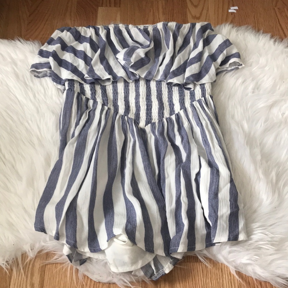 Beachy Striped Romper